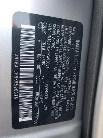 JN1BJ1CP9KW520348 Nissan Rogue Sport S