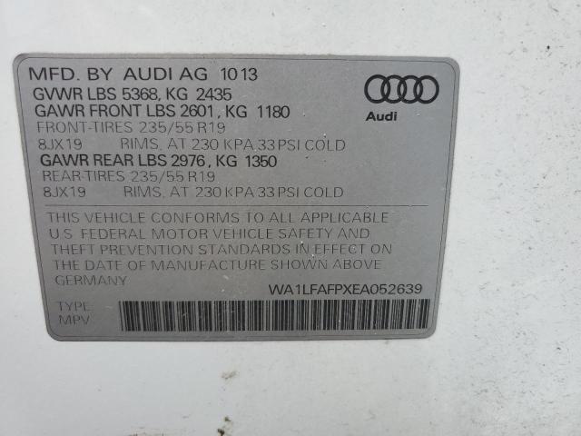 WA1LFAFPXEA052639 2014 AUDI Q5, photo no. 13