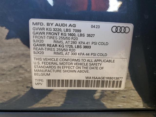 2024 AUDI Q8 E-TRON - WA15AAGE1RB013877
