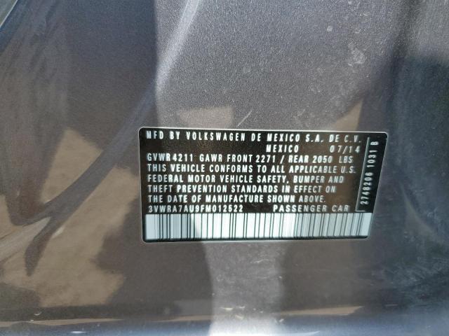 2015 VOLKSWAGEN GOLF TDI - 3VWRA7AU9FM012522