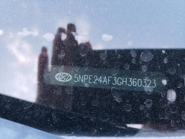 5NPE24AF3GH360323 Hyundai SONATA SE