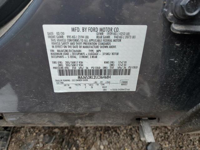 MAJ6S3KL2LC364684 Ford Ecosport Titanium