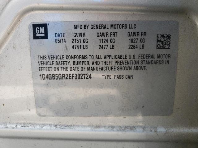 1G4GB5GR2EF302724 Buick Lacrosse