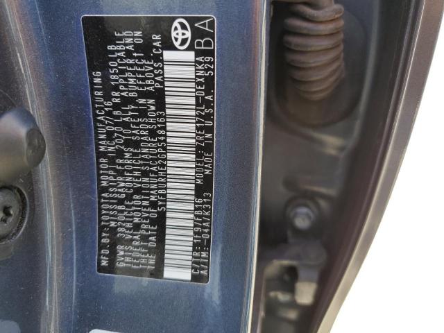 5YFBURHE2GP548163 Toyota COROLLA L
