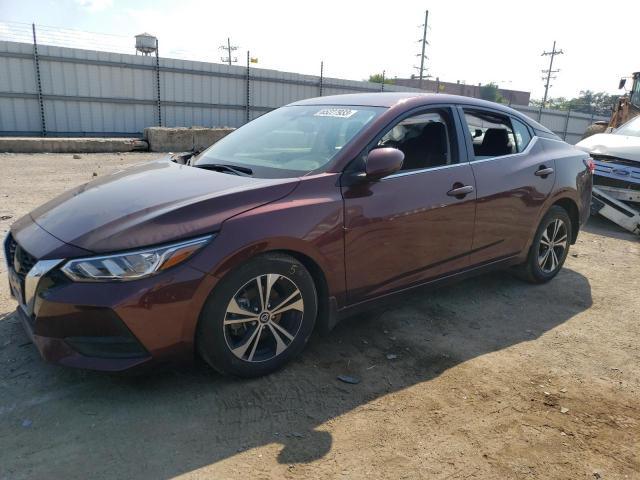  NISSAN SENTRA 2022 Бургунді