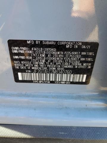 JF2GTAEC2M8340760 Subaru Crosstrek Premium