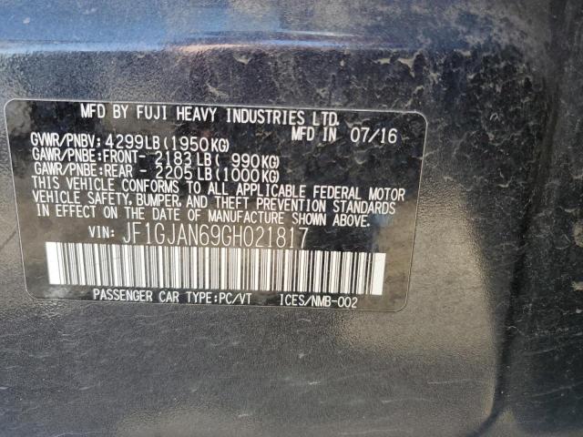 2016 SUBARU IMPREZA LI - JF1GJAN69GH021817