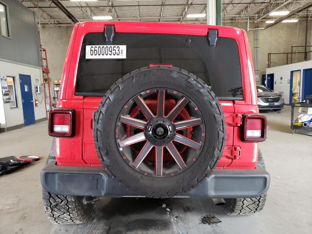  JEEP WRANGLER 2021 Червоний