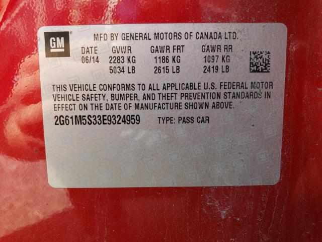 2G61M5S33E9324959 Cadillac Xts Luxury Collection