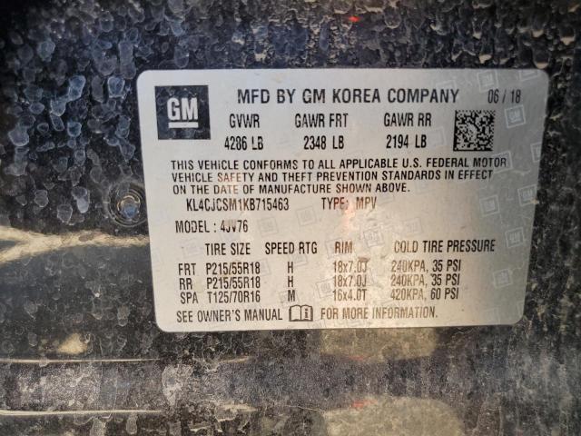 KL4CJCSM1KB715463 Buick Encore Essence