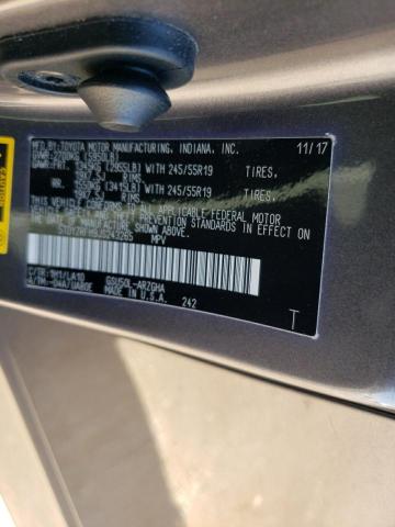 5TDYZRFH9JS243265 Toyota Highlander Limited
