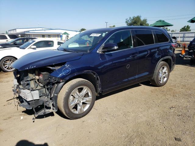 VIN 5TDYKRFHXES007413 2014 Toyota Highlander, Limited no.1