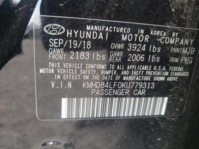 KMHD84LF0KU779313 Hyundai Elantra SE 12