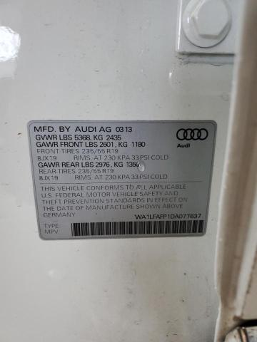 VIN WA1LFAFP1DA077637 2013 Audi Q5, Premium Plus no.12