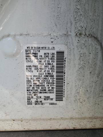 JN8AT2MV0HW010800 Nissan ROGUE S