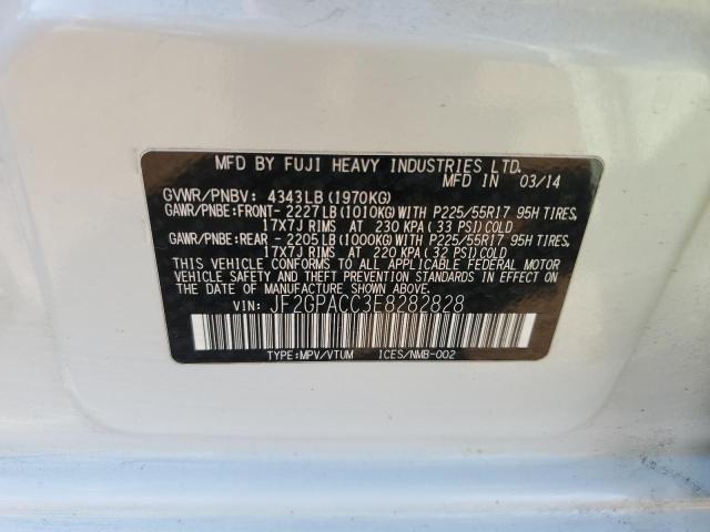 JF2GPACC3E8282828 Subaru Xv Crosstrek 2.0 Premium