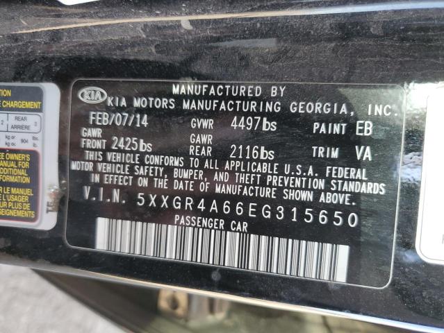 5XXGR4A66EG315650 KIA OPTIMA SX