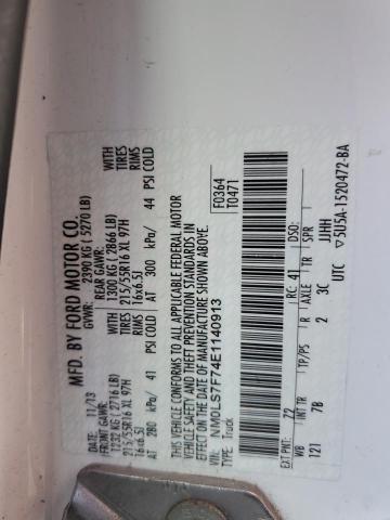 NM0LS7F74E1140913 Ford Transit Connect Xlt
