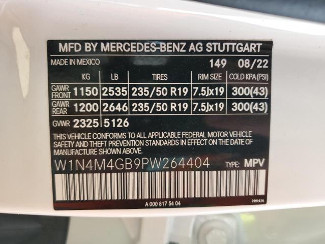 W1N4M4GB9PW264404 Mercedes-Benz GLB 250