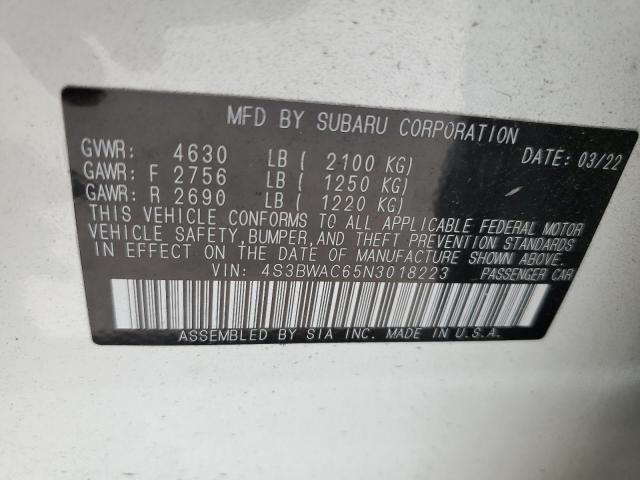 4S3BWAC65N3018223 Subaru Legacy PRE 12