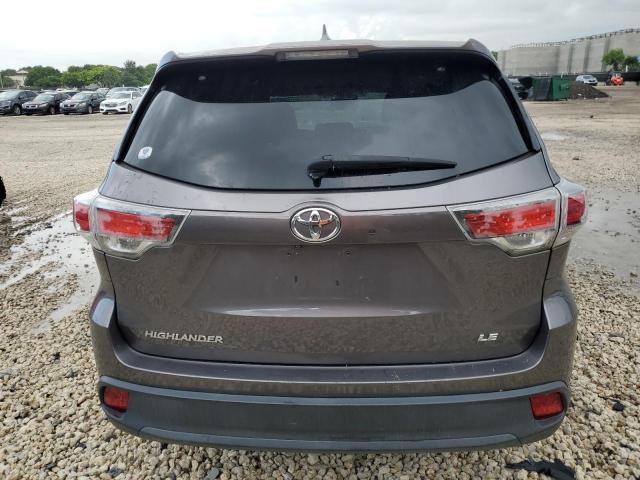 VIN 5TDZKRFH3ES015387 2014 Toyota Highlander, LE no.6