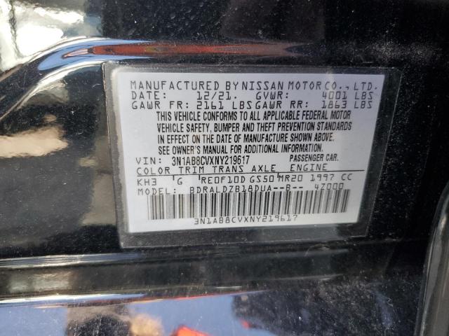 3N1AB8CVXNY219617 | 2022 NISSAN SENTRA SV