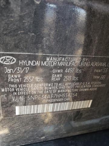 5NPE34AF7HH554254 Hyundai Sonata Sport
