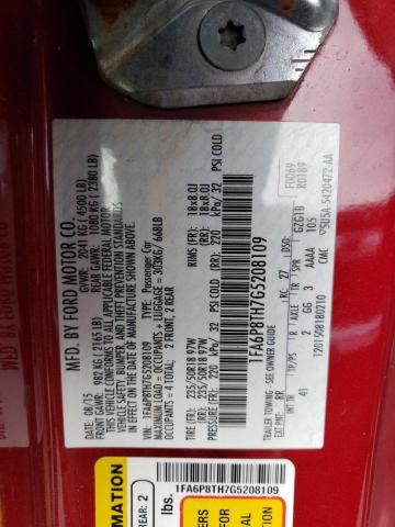 1FA6P8TH7G5208109 Ford MUSTANG