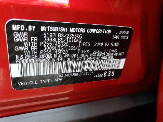 JA4J4UA88PZ046535 Mitsubishi Outlander Se