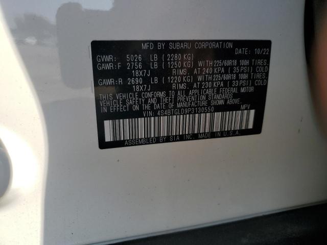4S4BTGLD9P3130550 Subaru Outback Onyx Edition Xt