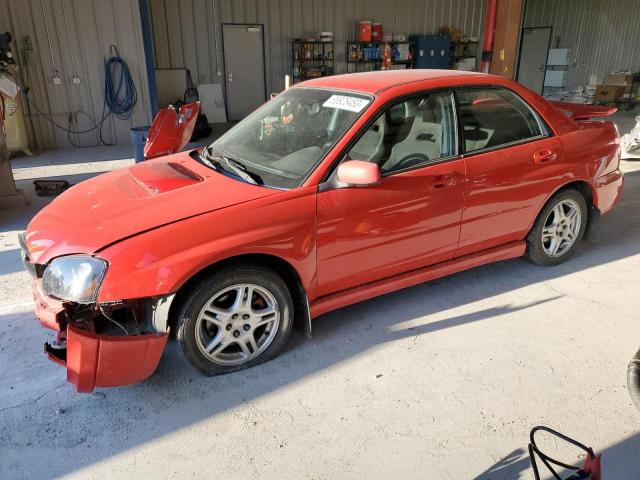 VIN: JF1GD29695G522880 Auction: COPART Lot: 65828483 Location: WI - APPLETON JF1GD29695G522880 SUBARU WRX 2005 RED Photo 1