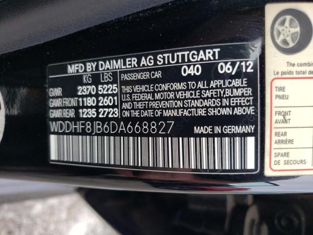 VIN WDDHF8JB6DA668827 2013 Mercedes-Benz E-Class, 3... no.12