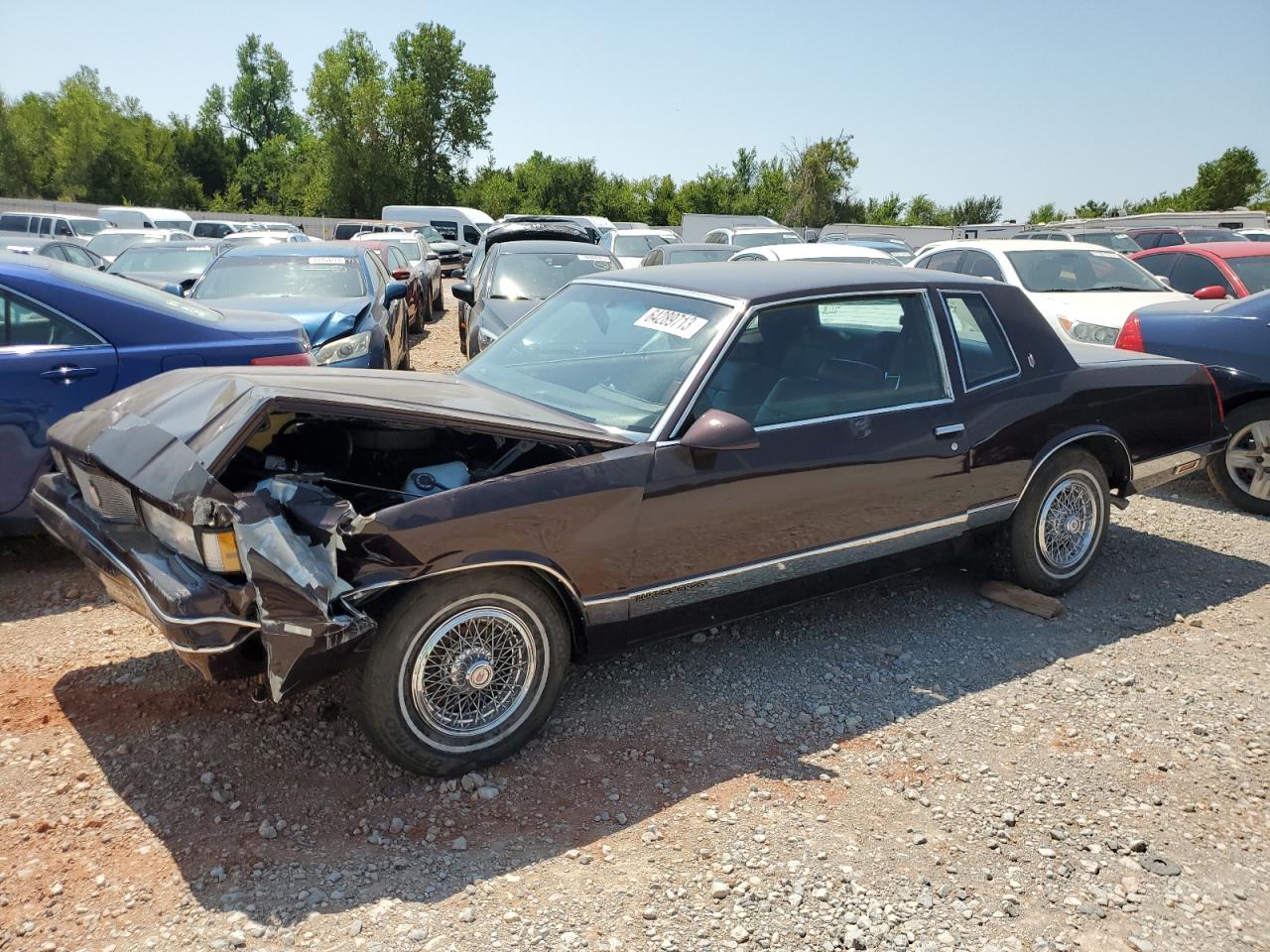 1G1GZ11H6HR101588 1987 Chevrolet Monte Carlo