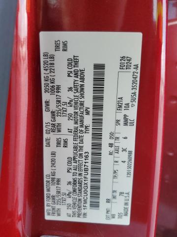 1FMCU0GX1FUB71163 Ford ESCAPE SE