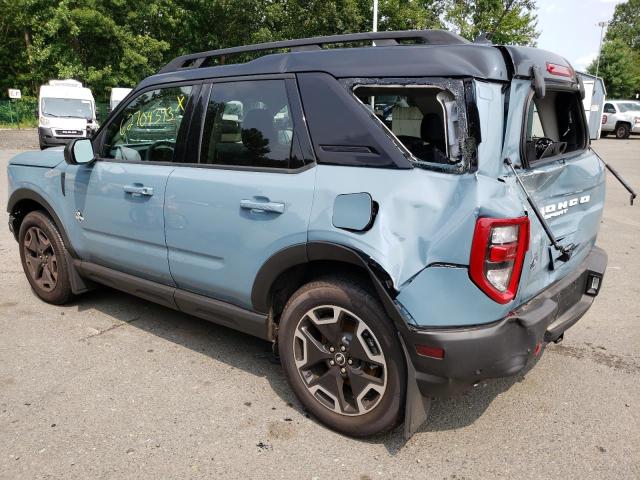 3FMCR9C68NRE22575 | 2022 Ford bronco sport outer banks