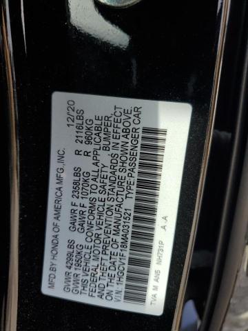 1HGCV1F18MA031521 Honda Accord LX 12