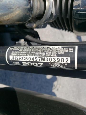 2007 HONDA VT750 JH2RC50497M303982