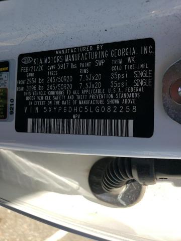5XYP6DHC5LG082258 KIA Telluride S