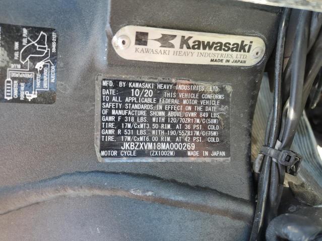 2021 KAWASAKI ZX1002 M - JKBZXVM18MA000269