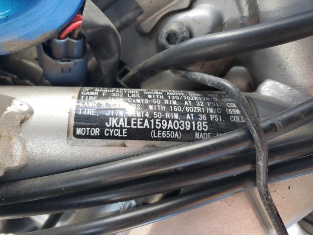 2009 KAWASAKI LE650 A - JKALEEA159A039185
