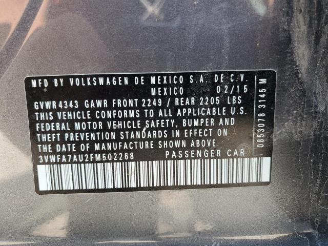 2015 VOLKSWAGEN GOLF SPORT - 3VWFA7AU2FM502268