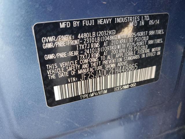 JF2SJADC2FH448865 Subaru Forester 2.5i Premium