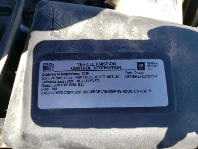 2020 GMC Sierra K3500 Denali VIN: 1GT49WEY2LF213204 Lot: 64690663