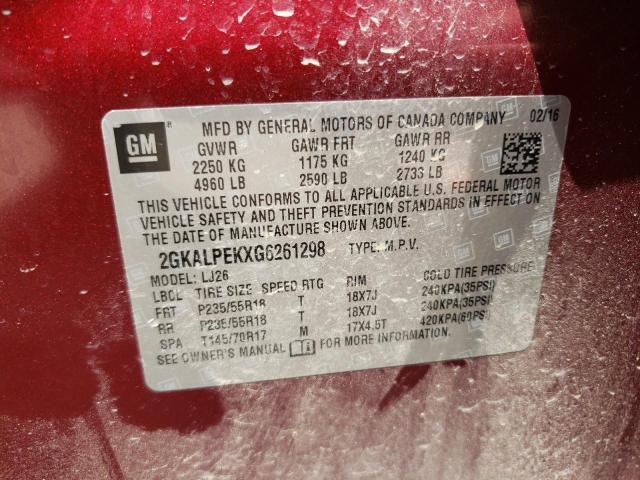 2GKALPEKXG6261298 GMC Terrain Slt