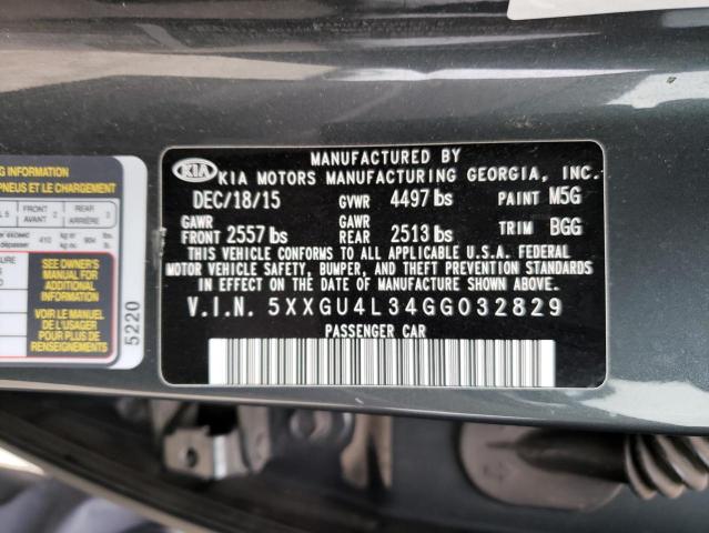 5XXGU4L34GG032829 KIA OPTIMA EX