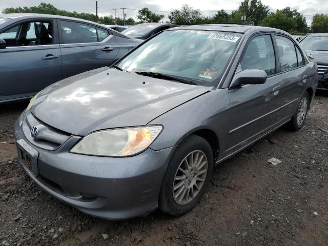 2005 Honda Civic Ex 1.7L იყიდება Hillsborough-ში, NJ - Front End