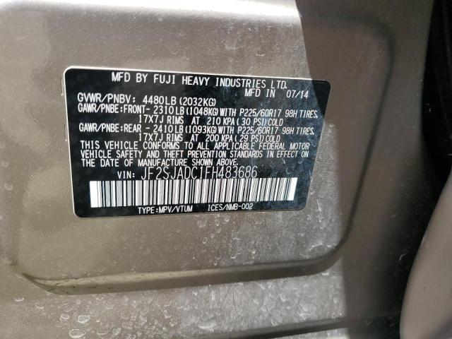 JF2SJADC1FH483686 Subaru Forester 2.5i Premium