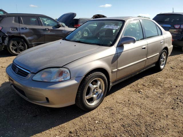 2000 HONDA CIVIC EX TAN 1HGEJ8647YL029809