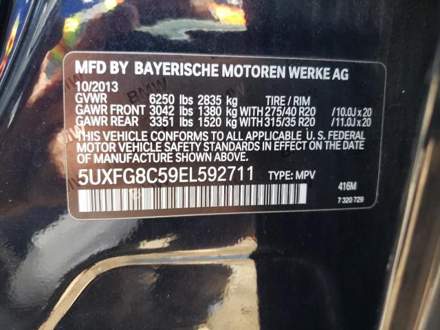 5UXFG8C59EL592711 2014 BMW X6, photo no. 13