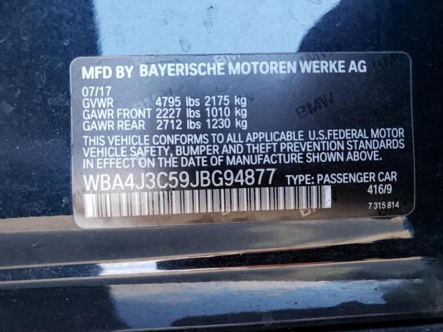 WBA4J3C59JBG94877 BMW 430xi Gran Coupe